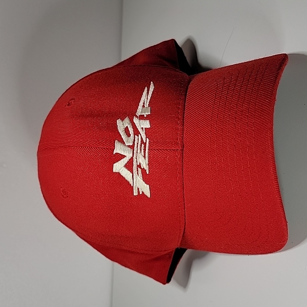 NO FEAR | flexfit hat | RED | vintage